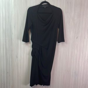 VERONIQUE MILJKOVITCH ASYMMETRICAL DRAPED DRESS MEDIUM